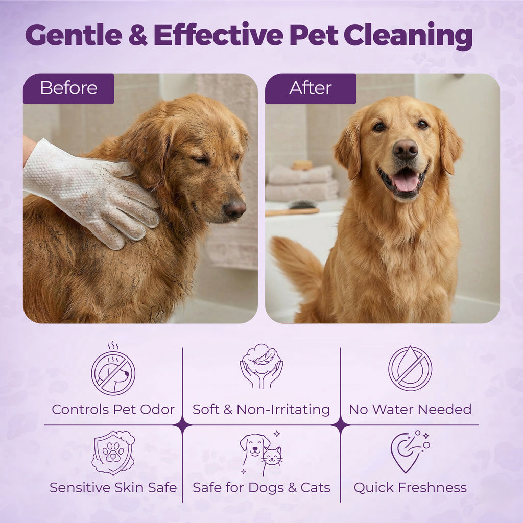 PupShine Pet Glove Wipes